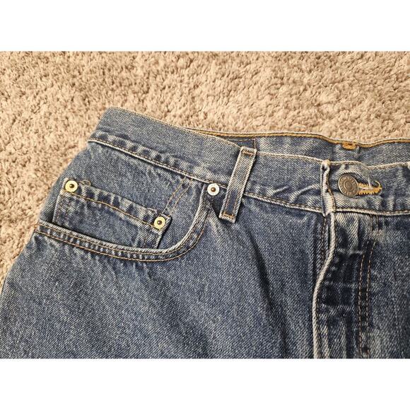 Levis 550 Relaxed Fit Jean Shorts Jorts Mens Sz 34 Made In USA Blue - Picture 2 of 8